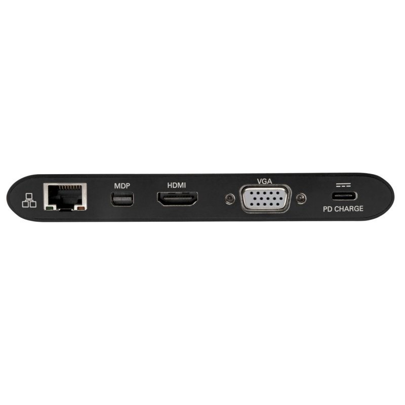 Tripplite Dokovací stanice USB-C/ 2x displej,HDMI 4K,mDP,VGA,USB 3.2 G1,USB-A/ C,GbE,100W nabíjení - obrázek č. 2