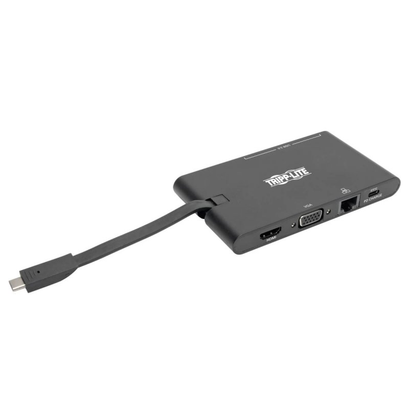Tripplite Dokovací stanice USB-C /  HDMI, VGA, USB3.2 G1, USB-A/ C, GbE, 100W nabíjení - obrázek produktu