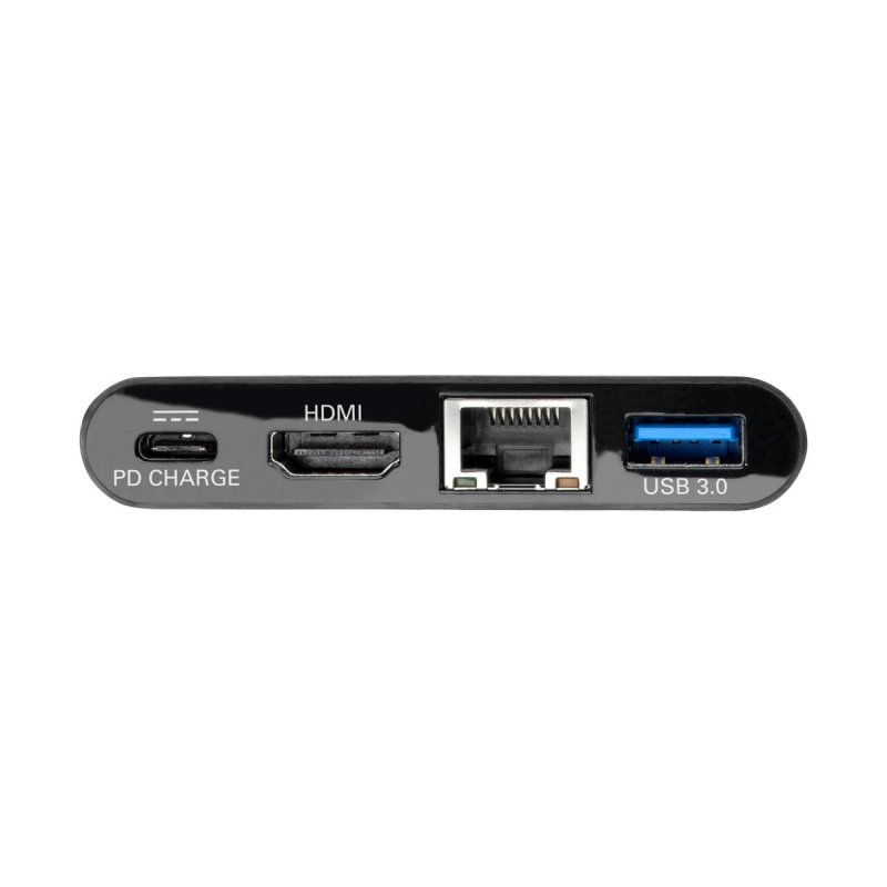 Tripplite Mini dokovací stanice USB-C /  HDMI, USB-A, GbE, 60W nabíjení, HDCP, černá - obrázek č. 1