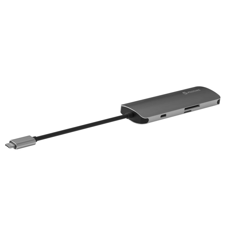 SW USB-C HUB 6-IN-1 - HLINÍK - obrázek č. 1