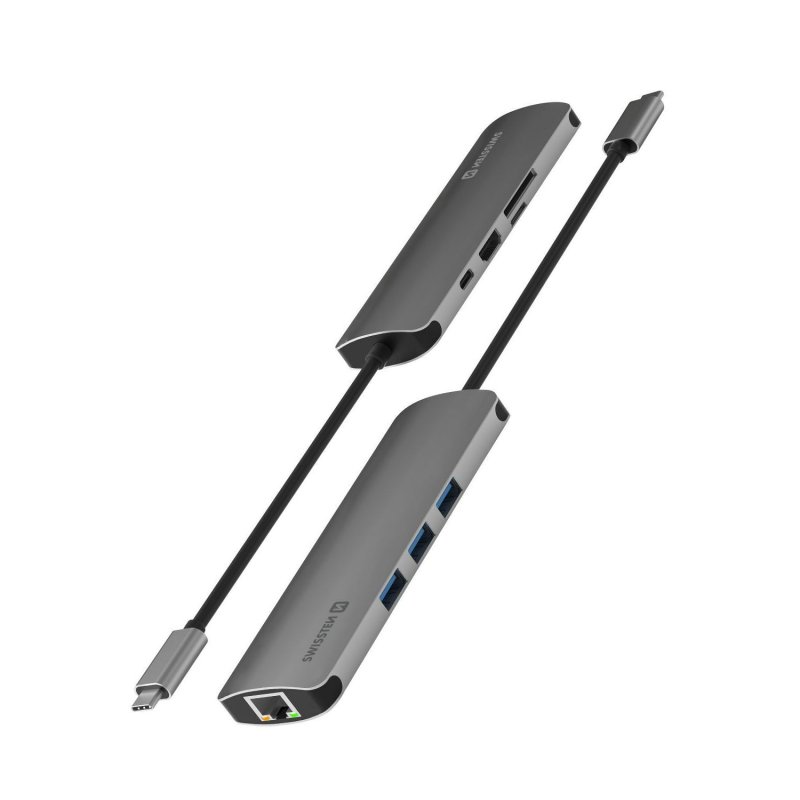 SW USB-C HUB 8-IN-1 - HLINÍK - obrázek produktu