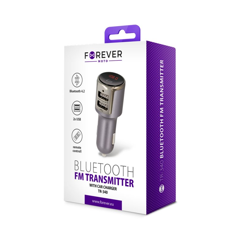Bluetooth FM Transmiter Forever TR-340 - obrázek produktu