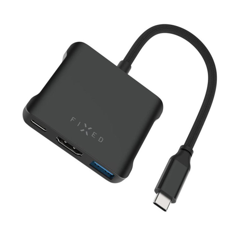 5-port hliníkový USB-C FIXED HUB,140W, PD3.1 - obrázek produktu