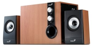 Speaker GENIUS SW-HF2.1 1205 32W maple wood - obrázek produktu