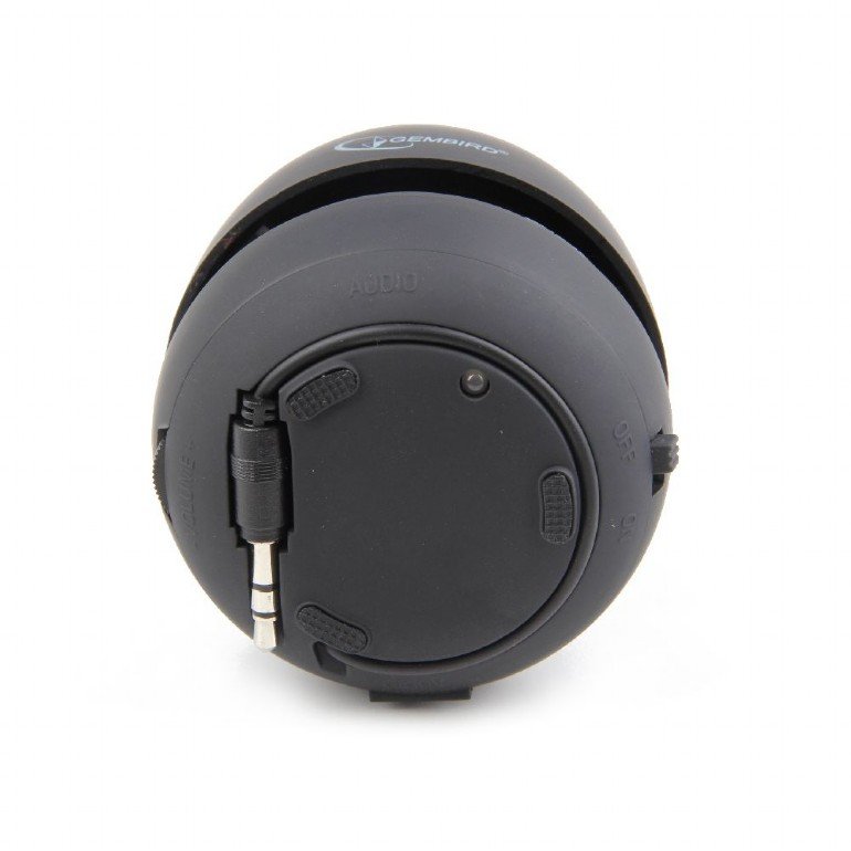 GEMBIRD Portable speaker SPK-103, black - obrázek č. 1