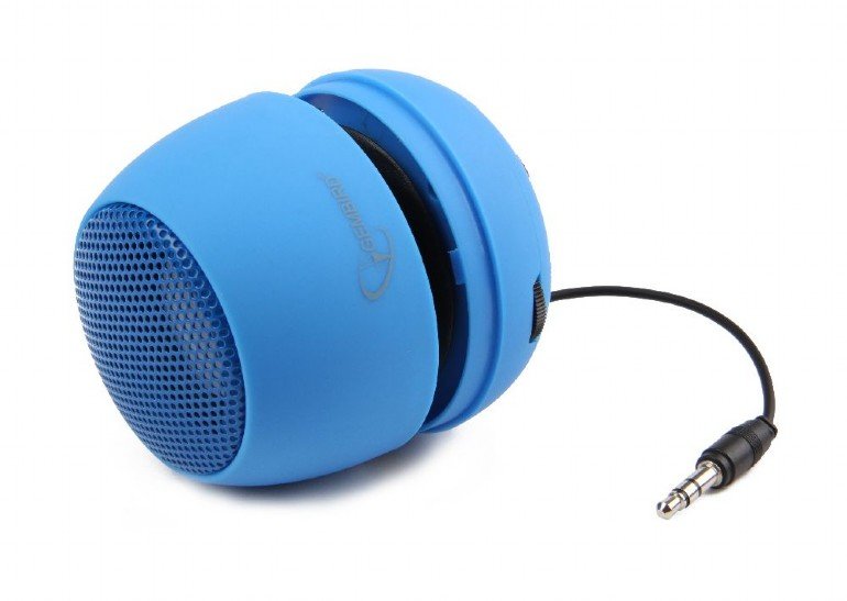 GEMBIRD Portable speaker SPK-103-B, blue - obrázek č. 2