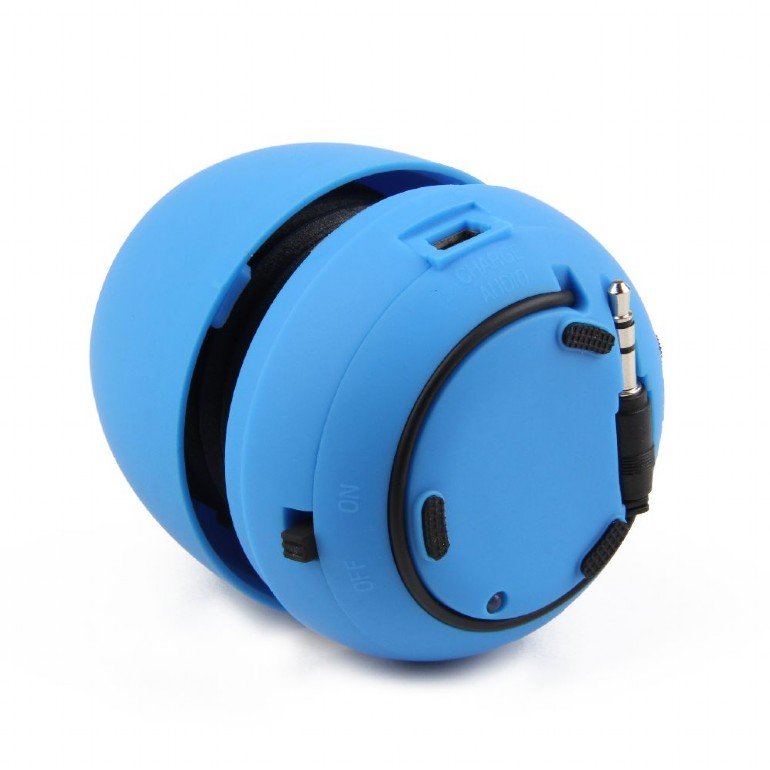 GEMBIRD Portable speaker SPK-103-B, blue - obrázek č. 3