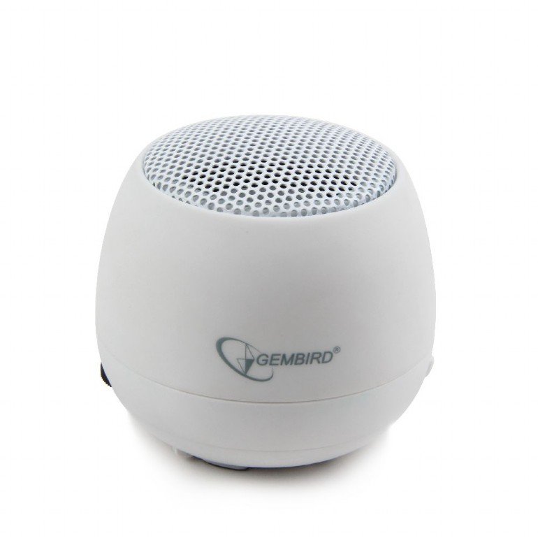 GEMBIRD Portable speaker SPK-103-W, white - obrázek produktu