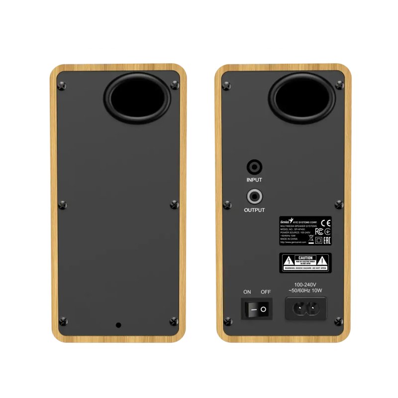 GENIUS SP-HF400 reproduktory, světlé dřevo - obrázek č. 1