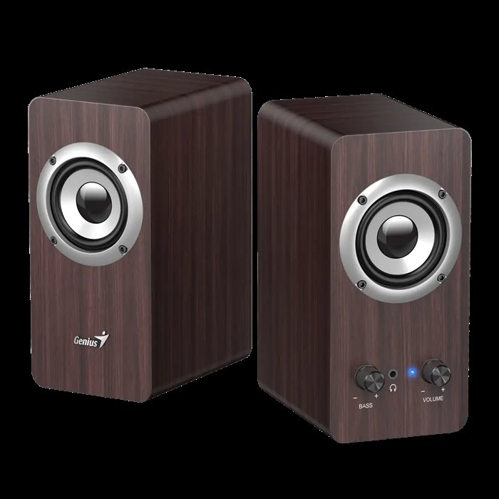 GENIUS SP-HF400 reproduktory, tmavé dřevo - obrázek produktu