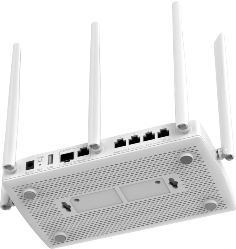 Grandstream GWN7062M Wi-Fi 6 router, 1× 2.5G Combo SFP / RJ45 WAN, 1× 1G WAN / LAN, 1× 2.5G LAN,2× 1G LA - obrázek č. 4