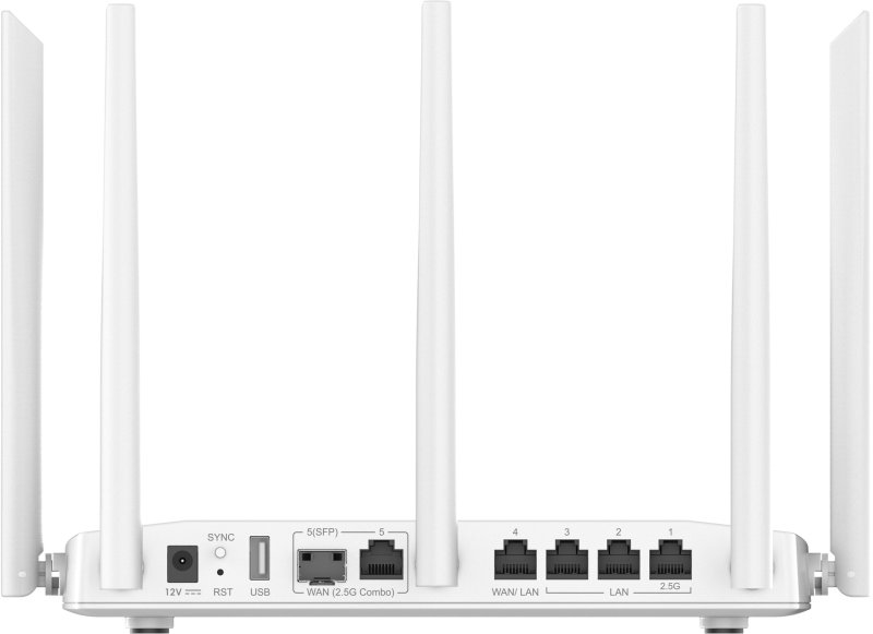 Grandstream GWN7062M Wi-Fi 6 router, 1× 2.5G Combo SFP / RJ45 WAN, 1× 1G WAN / LAN, 1× 2.5G LAN,2× 1G LA - obrázek č. 5