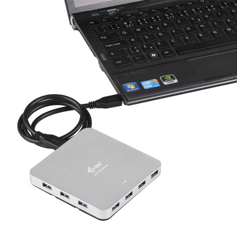 i-tec USB 3.0 Metal HUB 10 Port s napaječem - obrázek č. 4