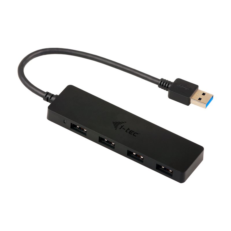 i-tec USB 3.0 SLIM HUB 4 Port passive - Black - obrázek produktu