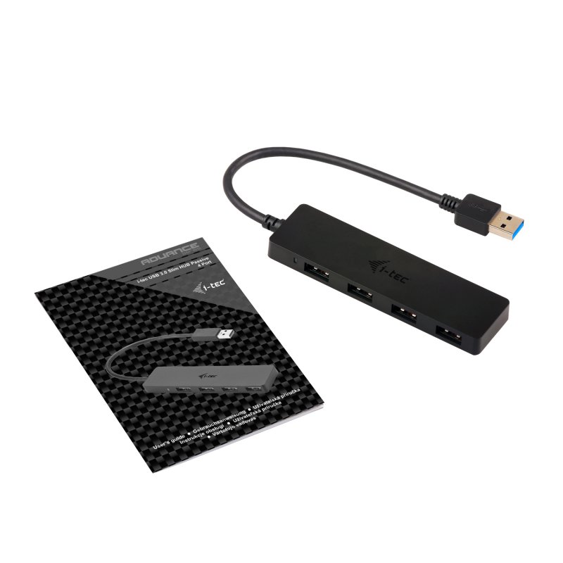 i-tec USB 3.0 SLIM HUB 4 Port passive - Black - obrázek č. 5
