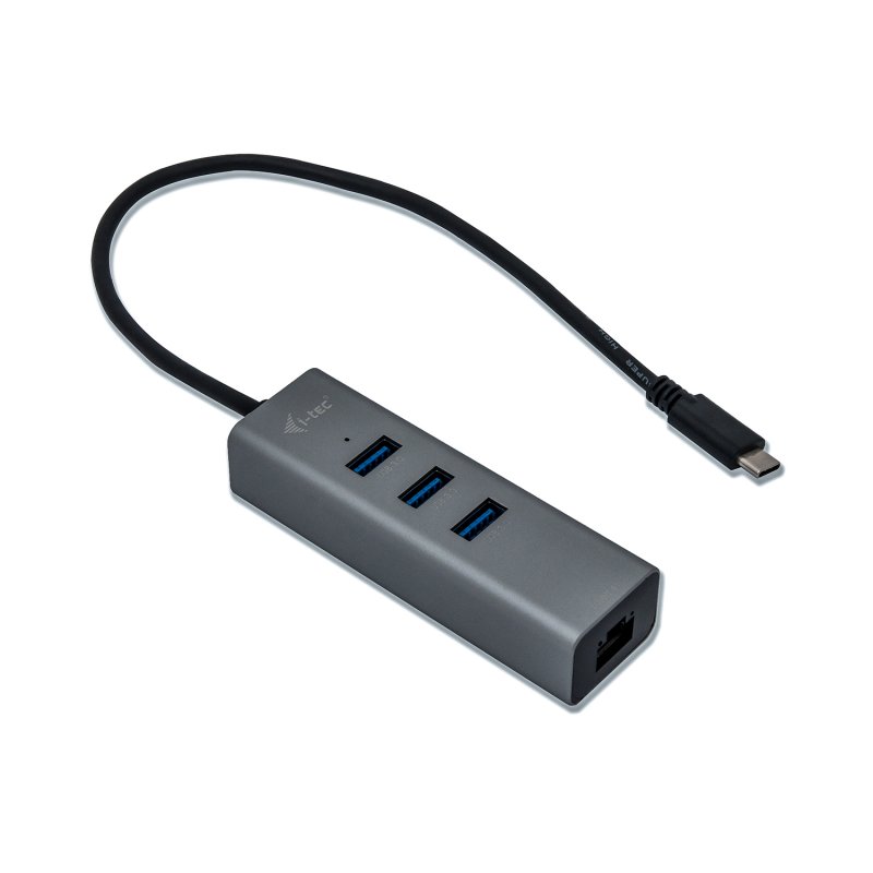 i-tec USB-C Metal HUB 3 Port + Gigabit Ethernet - obrázek č. 1