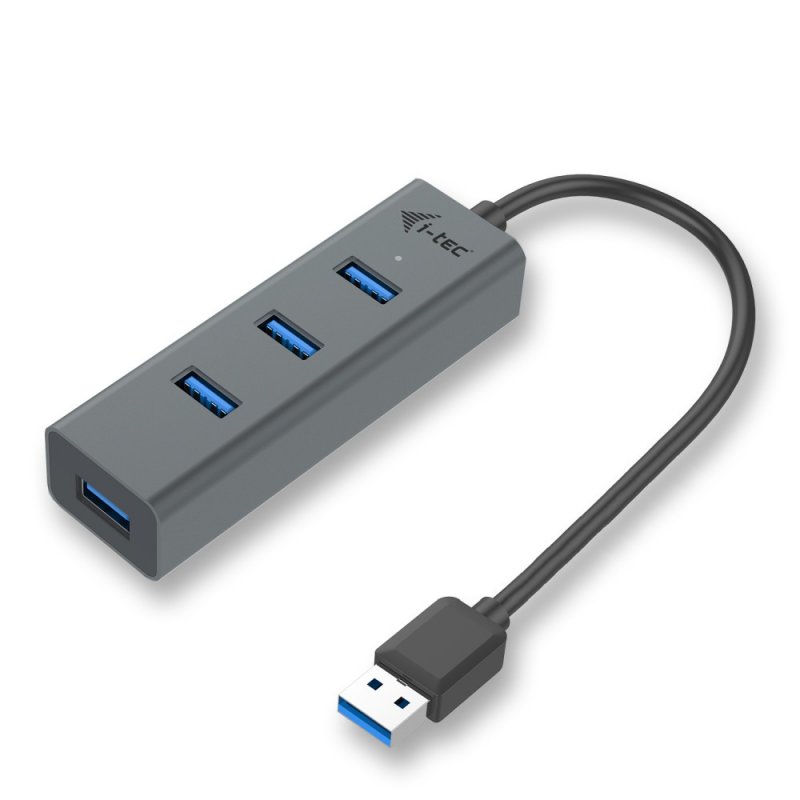 i-tec USB 3.0 Metal pasivní 4 portový HUB - obrázek produktu