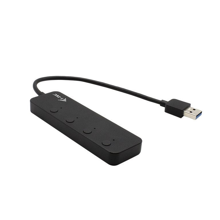 i-tec USB 3.0 Metal HUB 4 Port s vypínači na jednotlivých portech - obrázek č. 1
