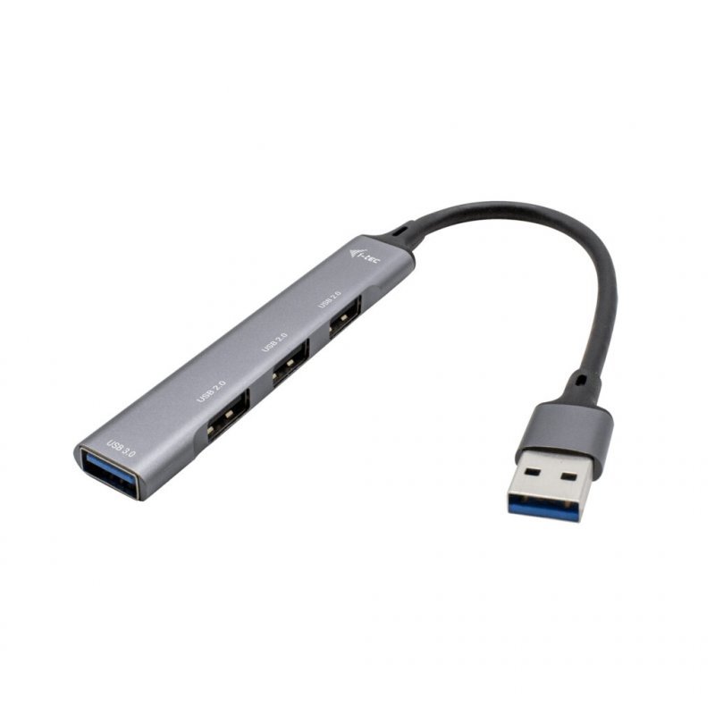 i-tec USB 3.0 Metal HUB 1x USB 3.0 + 3x USB 2.0 - obrázek produktu