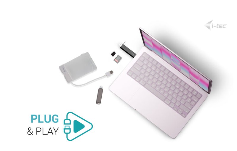i-tec USB-C / USB-A Dongle SD / microSD card reader + 2x USB port (1x USB-A, 1x USB-C) - obrázek č. 5