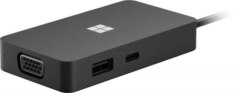 Microsoft Surface USB-C Travel Hub, Black, Commercial - obrázek produktu