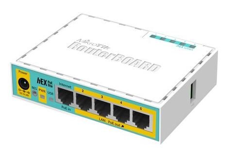 Mikrotik RB750UPr2 650MHz, 64MBRAM, 5x LAN, hEX - obrázek produktu