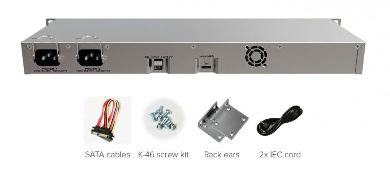 Mikrotik RouterBOARD RB1100Dx4, RB1100AHx4 Dude Edition, 1GB RAM, 4x 1.4 GHz, RouterOS L6 - obrázek č. 2
