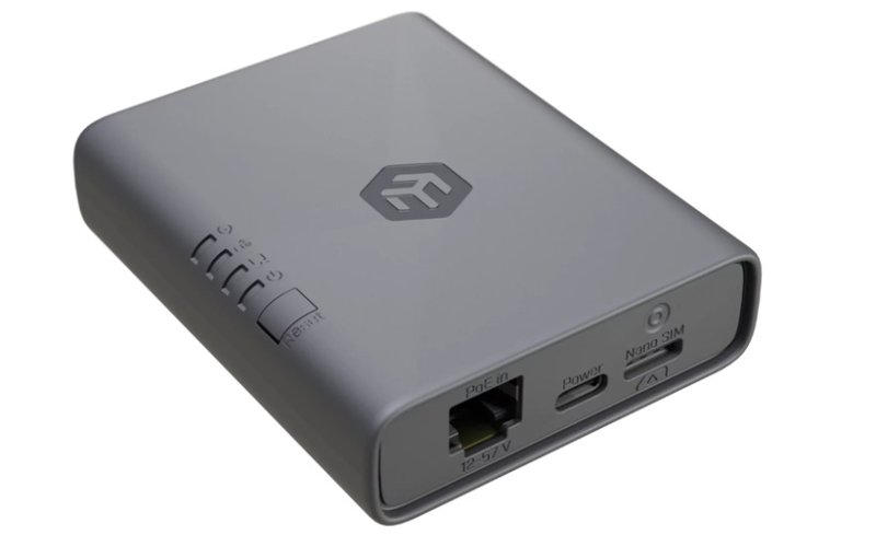 Mikrotik EC25-EU&KNe, KNOT Embedded LTE4, IoT / LTE Gateway, 1x Gb Eth(PoE-in), eSIM+Nano SIM,RouterOS - obrázek produktu