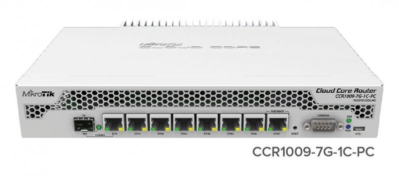 MikroTik CCR1009-7G-1C-PC - obrázek produktu