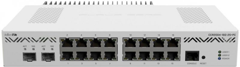 MikroTik CCR2004-16G-2S+PC, Cloud Core Router - obrázek produktu