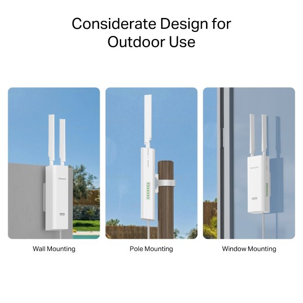 Mercusys MB118-4G N300 4G LTE Outdoor Wifi router - obrázek č. 3