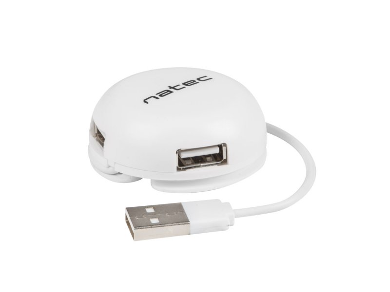 Natec BUMBLEBEE rozbočovač 3x USB 2.0 HUB bílý - obrázek č. 4
