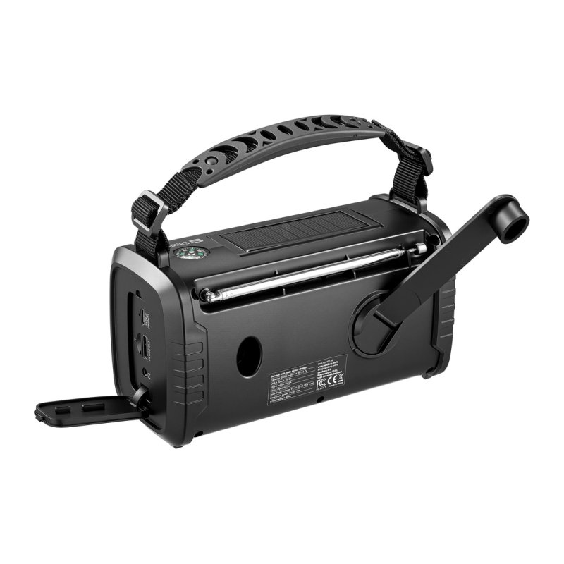 Sandberg Survivor DAB Radio All-in-1 20000 mAh, outdoorové rádio, BT reproduktor, powerbanka, černá - obrázek č. 3