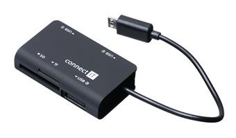 Čtečka karet + USB hub pro Samsung, micro USB - obrázek produktu