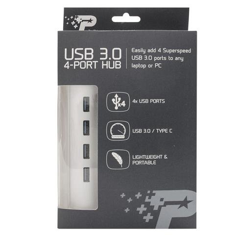 Patriot 4 port Hub (LED indikator) USB 3.0 Aluminium - obrázek č. 5