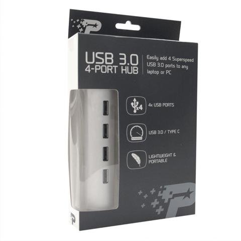 Patriot 4 port Hub (LED indikator) USB 3.0 Aluminium - obrázek č. 6