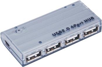 PremiumCord USB 2.0 HUB 4-portový s napájecím adaptérem 5V 2A - obrázek produktu