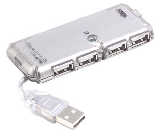 PremiumCord USB 2.0 HUB 4-portový bez napájení - obrázek produktu