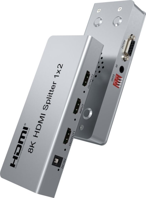 PremiumCord HDMI 2.1 splitter 1-2 porty - obrázek č. 1