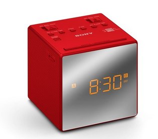 Sony radiobudík ICF-C1T, Duální alarm, červený - obrázek produktu