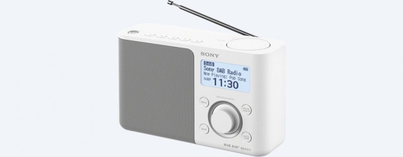 Sony rádio XDRS61DW.EU8 přenosné, bílá - obrázek produktu