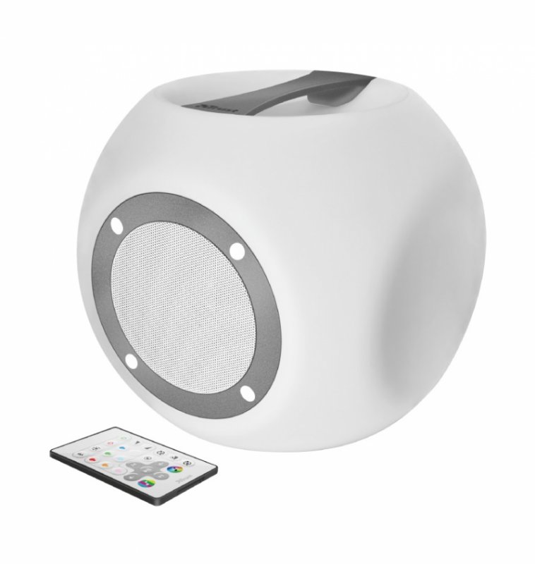 TRUST Lara Wireless Bluetooth speaker with multi-colour party lights - white - obrázek produktu