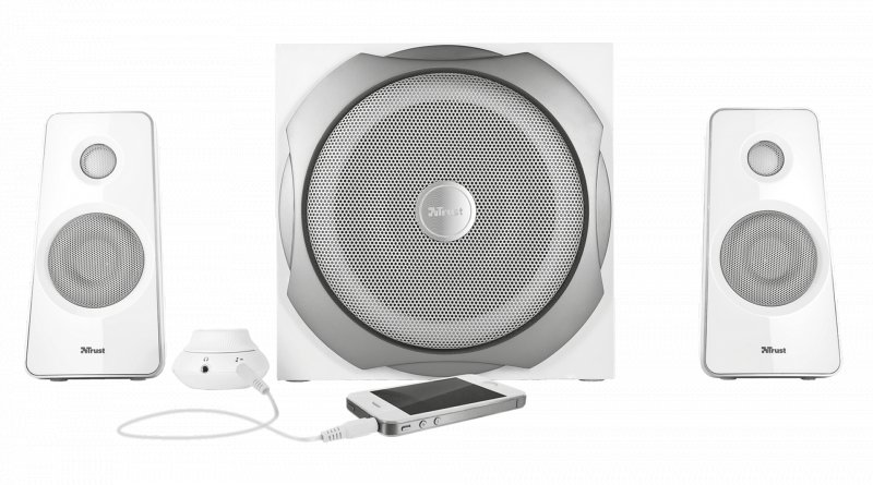 zvuk. systém TRUST Tytan 2.1 Speaker Set,white - obrázek č. 2