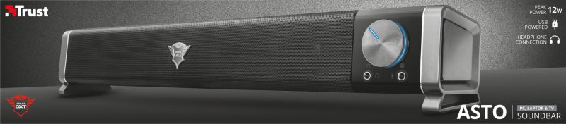 zvuk. systém TRUST GXT 618 Asto Soundbar - obrázek č. 2