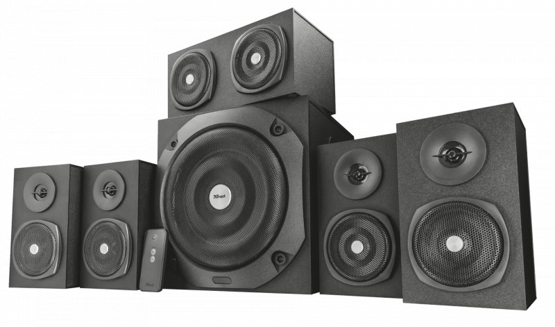 zvuk. systém TRUST Vigor 5.1 Surround Speaker System for pc - black - obrázek produktu