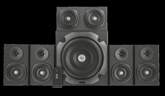 zvuk. systém TRUST Vigor 5.1 Surround Speaker System for pc - black - obrázek č. 1