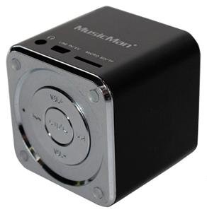 Technaxx Mini MusicMan, baterie 600 mAh, černý - obrázek produktu