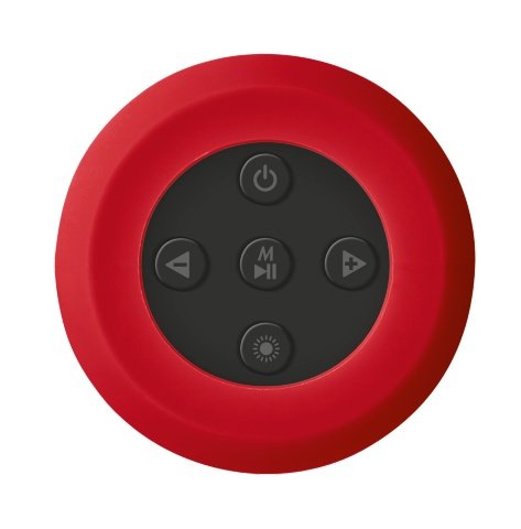 TRUST Dixxo Go Wireless Bluetooth Speaker with party lights - red - obrázek č. 3