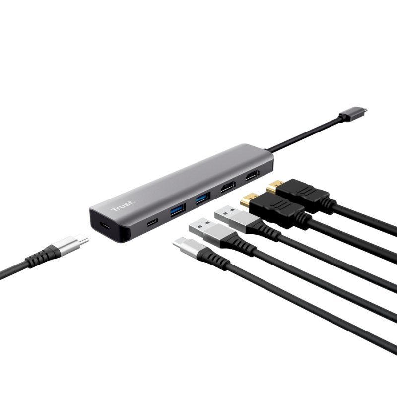 TRUST DALYX 6IN1 USB-C ADAPTER - obrázek č. 2