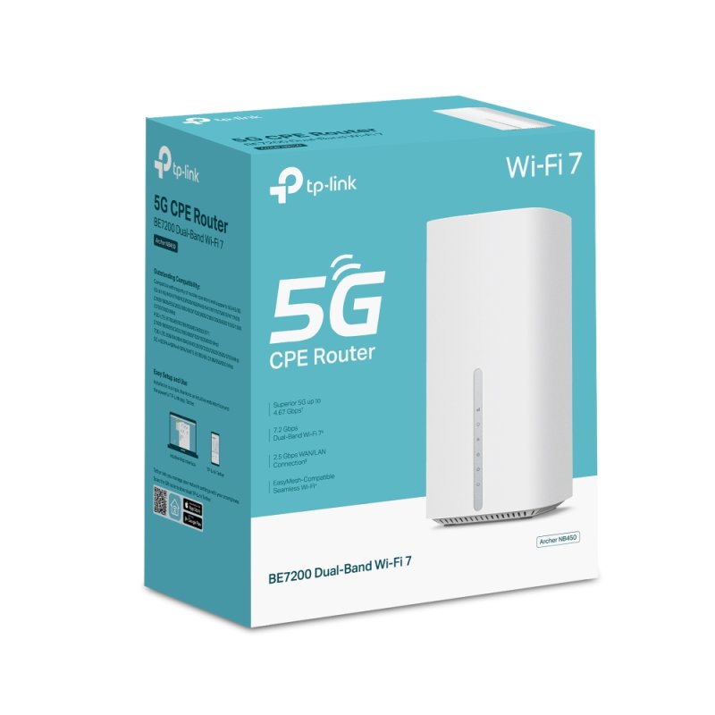 TP-Link Archer NB450 BE7200 5G WFi7 router - obrázek č. 9
